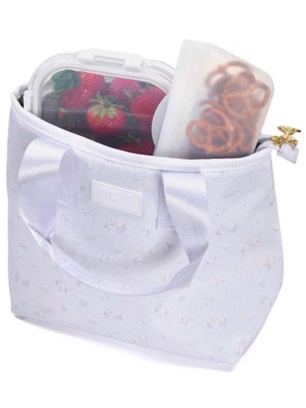 LoveShackFancy x Target Breezy Blue Floral Lunch Tote - Ltd. Edition - NEW w/tag